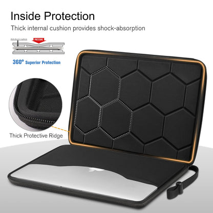 FINPAC Hard Laptop Sleeve Case for 15.3 inch MacBook Air M5/M4/M3/M2 (2026-2023) A3448 A3241 A3114, 16.2 inch MacBook Pro M5/M4/M3/M2 Pro/Max (2026-2021), Waterproof Case for Surface Laptop, Black