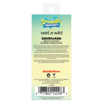 wet n wild SpongeBob SquarePants Collection Makeup Sponge, Hydrophilic, Reusable 3D Beauty Blender for Foundation, Contour & Highlighting, Patrick Star Edition