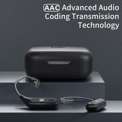 KZ AZ09 Wireless IEM Bluetooth Adapter 5.4 Module Noise Isolation C-pin Bluetooth Headphone for KZ ZS10 PRO/ZS12 PRO X/ZS10 PRO 2/ZSN Pro X/ZSN PRO/EDX PRO/Castor, CCA CRA/C12
