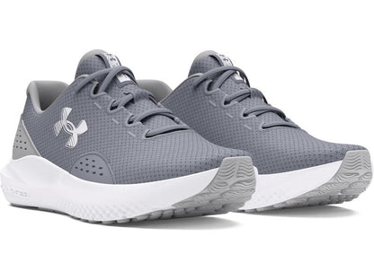 Under Armour Men's Charged Surge 4, (101) Steel/Mod Gray/White, 9.5, US