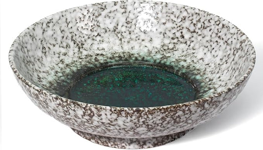 10" Decorative Bowl,Ceramic Fruit Bowl for Kitchen Counter,Coffee Table, Dining Room,Table Centerpiece Bowel,Entryway Key Holder & Jewelry Organizer (Evil Eye)