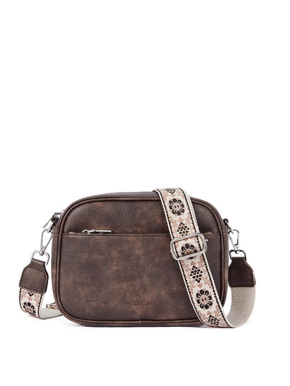 CLUCI Crossbody Bags for Women Trendy, Vegan Leather Shoulder Handbags，Purses for Women with Adjustable Wide Strap