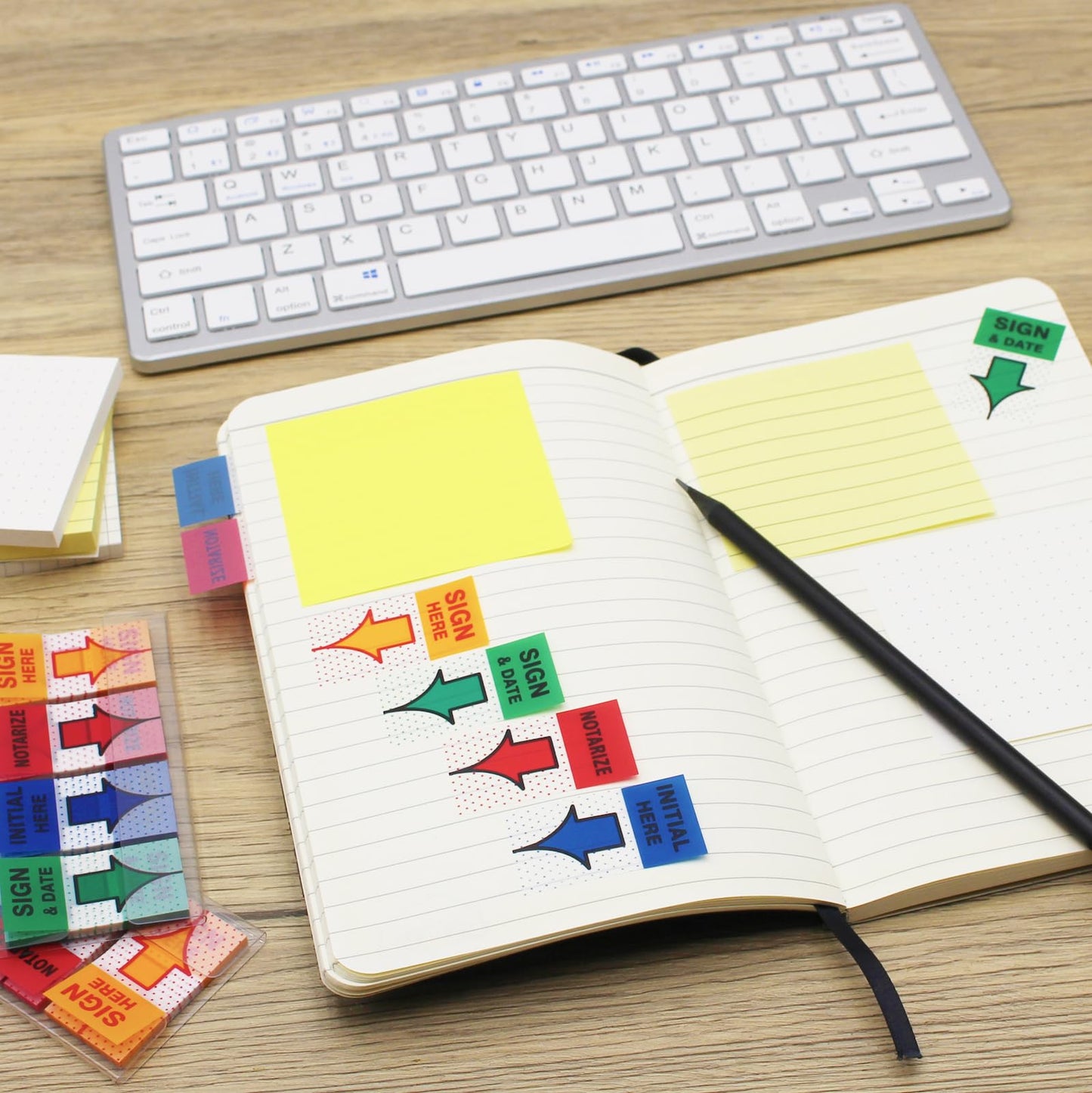 (12 Pad) Dotted Sticky Notes, 3x3 Inch, Dot Grid Self-Stick Notes, Easy to Post for School, Office, Notebook, White Color Pads/Pack