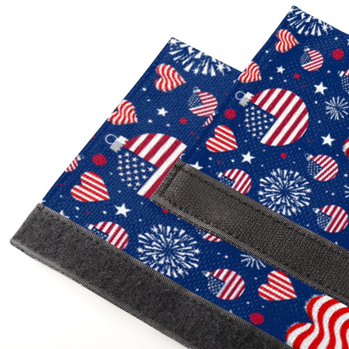 Pardick Refrigerator Door Handle Covers Set of 2, Patriotic Fridge Handle Cover Washable Fridge Dishwasher Door Spring Decor Protector Handle Cover, Keep Your Kitchen Appliance Clean