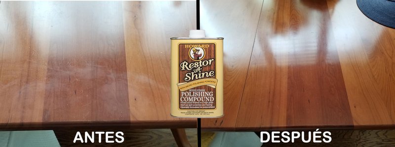 Howard Products Hardwood Floor Polish - Restor-A-Shine Wood Polisher for Furniture, Polishing Compound, Polish Compound, 16 oz