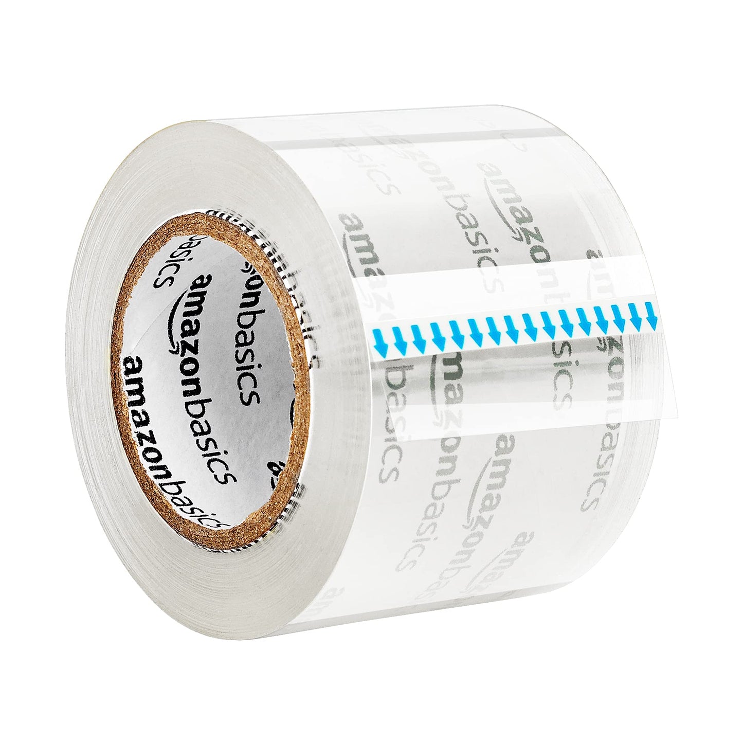 Amazon Basics Heavy Duty Packaging Tape with Dispenser for Shipping, Sealing Boxes, Moving and Storing, 1.88" x 22.2 yds, 6-Pack, 4.33 x 2.64 x 2.36 in