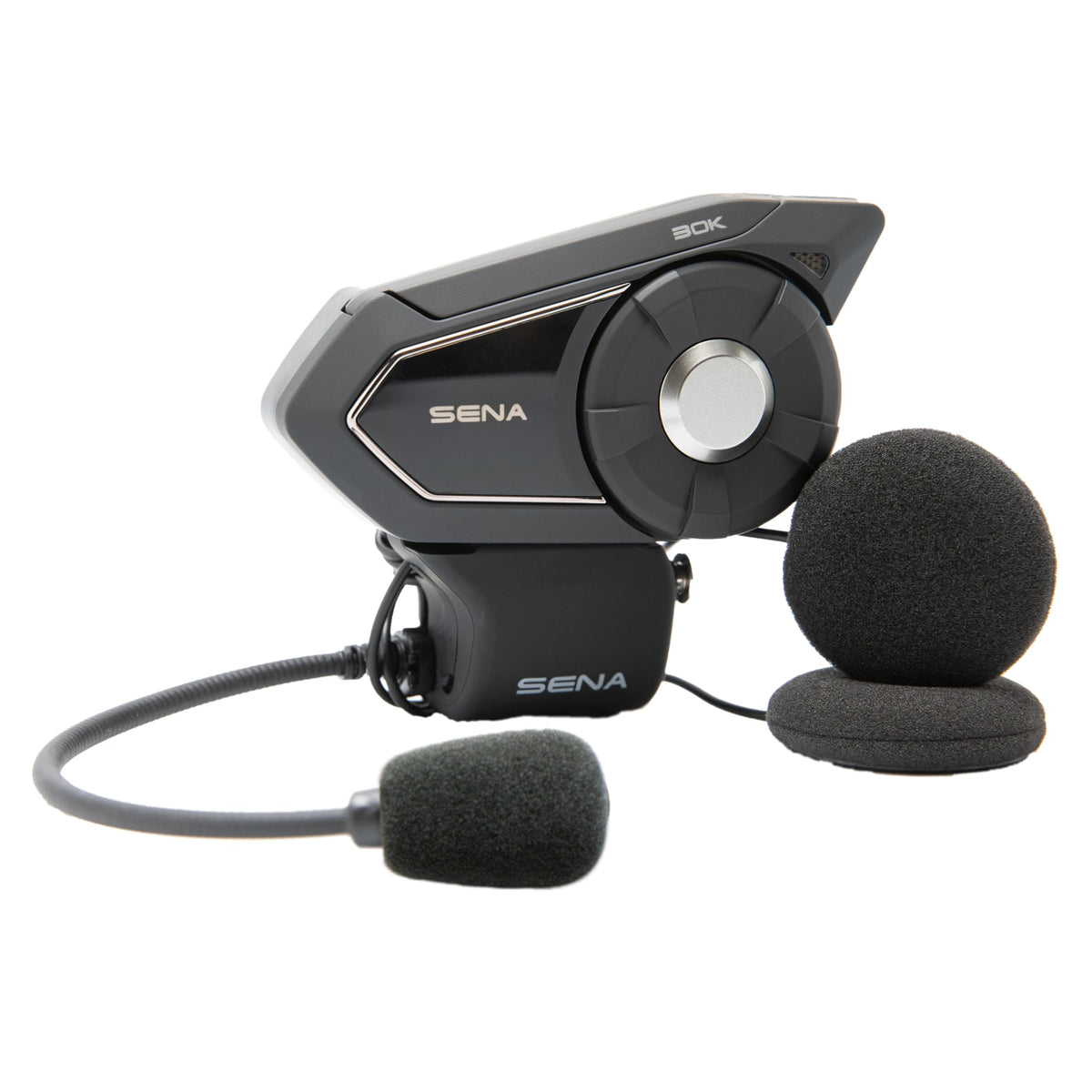Sena 30K Motorcycle Bluetooth Headset Mesh Communication System with HD Speakers, Dual Pack