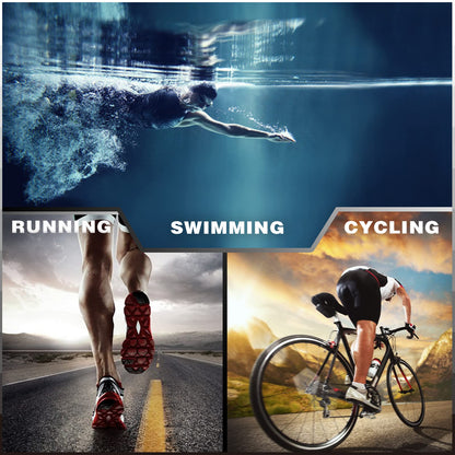Triathlon Suits Mens One-Piece Sleeveless Trisuits Skin Wet Suit for Running Cycling Swimming