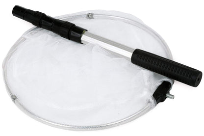 Insect and Butterfly Net with 12" Ring, 24" Net Depth, Handle Extends to 36 Inches