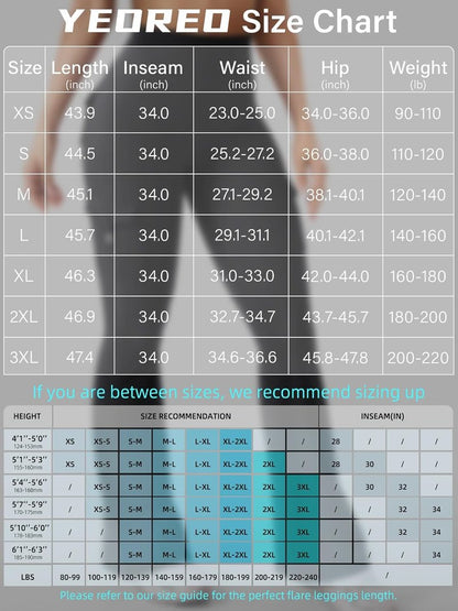 CoreFlex Women's High-Waisted Flare Leggings - Scrunch Design with Pockets | Gym & Yoga Wear