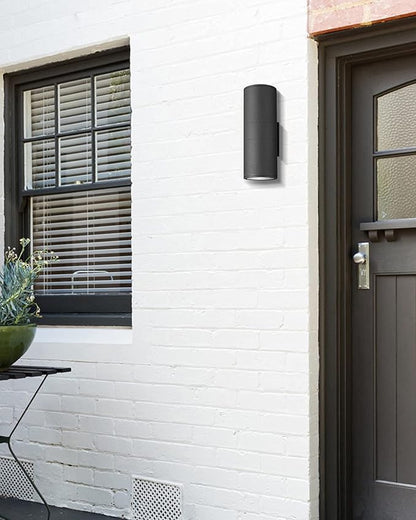 Ken & Ricky Dusk to Dawn Outdoor Lighting,Outdoor Wall Sconce Lights, Black Exterior Lighting Fixtures,Cylinder Outdoor Light Fixtures for House Garage Front Door Patio Entryway 1 Pack
