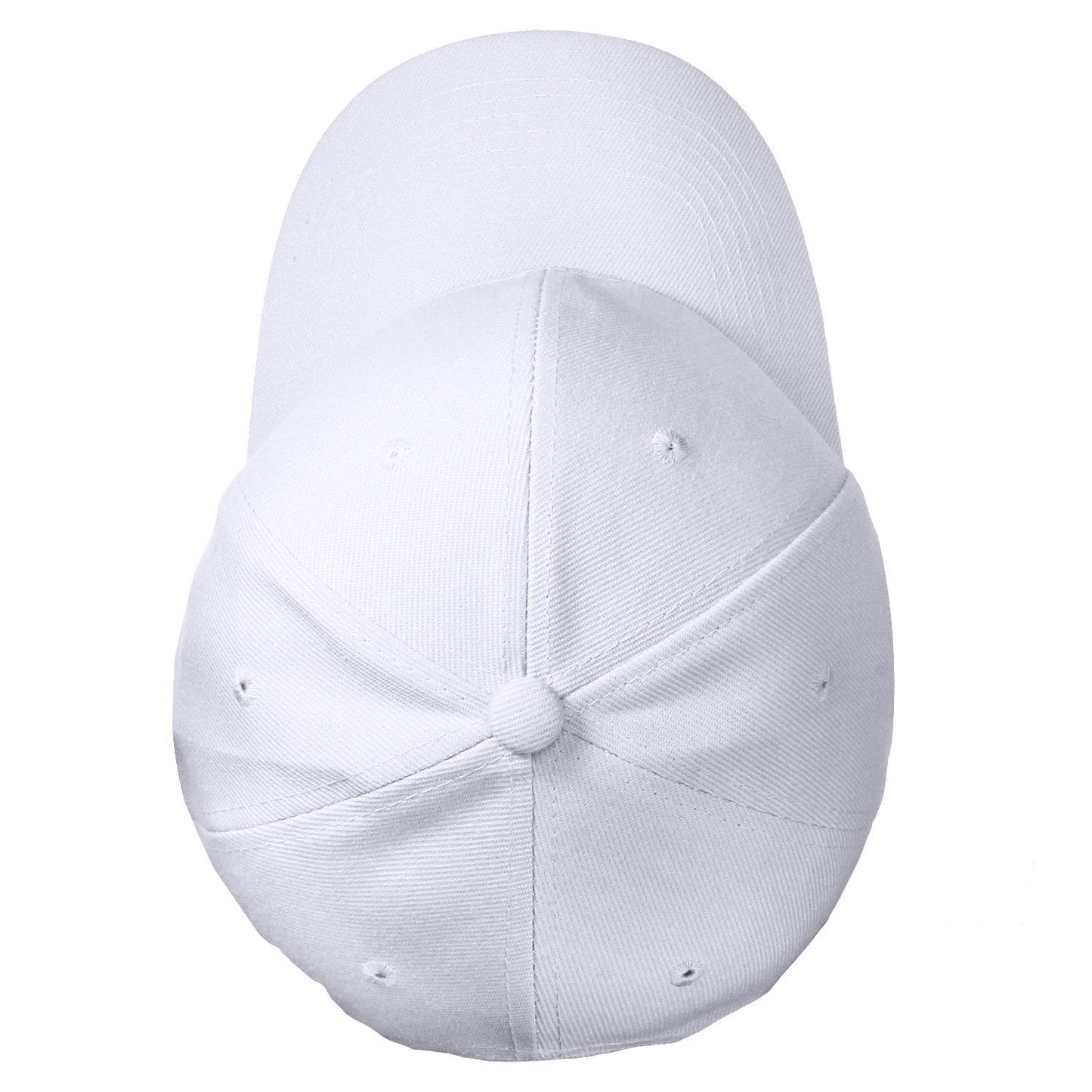 Falari Baseball Cap Adjustable Size for Running Workouts and Outdoor Activities All Seasons (2pk White & White)