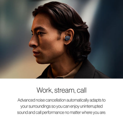 Bowers & Wilkins Pi8 Bluetooth Wireless Earbuds (Anthracite Black), in-Ear Bluetooth Earphones with Qualcomm Chipset & aptX Lossless, Active Noise Cancelling Earbuds, 3 Built-in Mics, 15-Min Charging