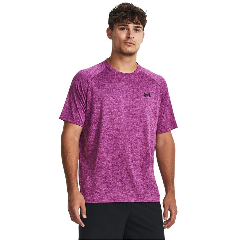 Under Armour Men's Tech 2.0 Short-Sleeve T-Shirt, (573) Mystic Magenta / / Black, X-Large