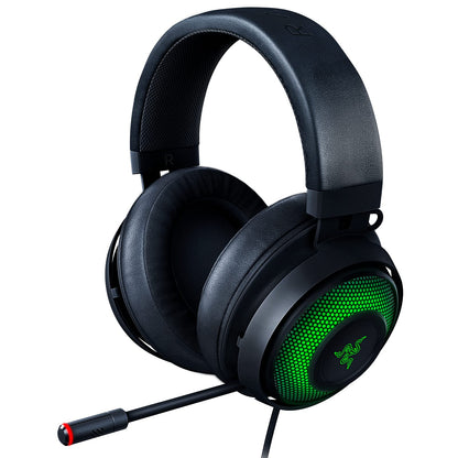 Razer Kraken Ultimate RGB USB Gaming Headset + Base Station V2 Chroma Bundle: Classic Black
