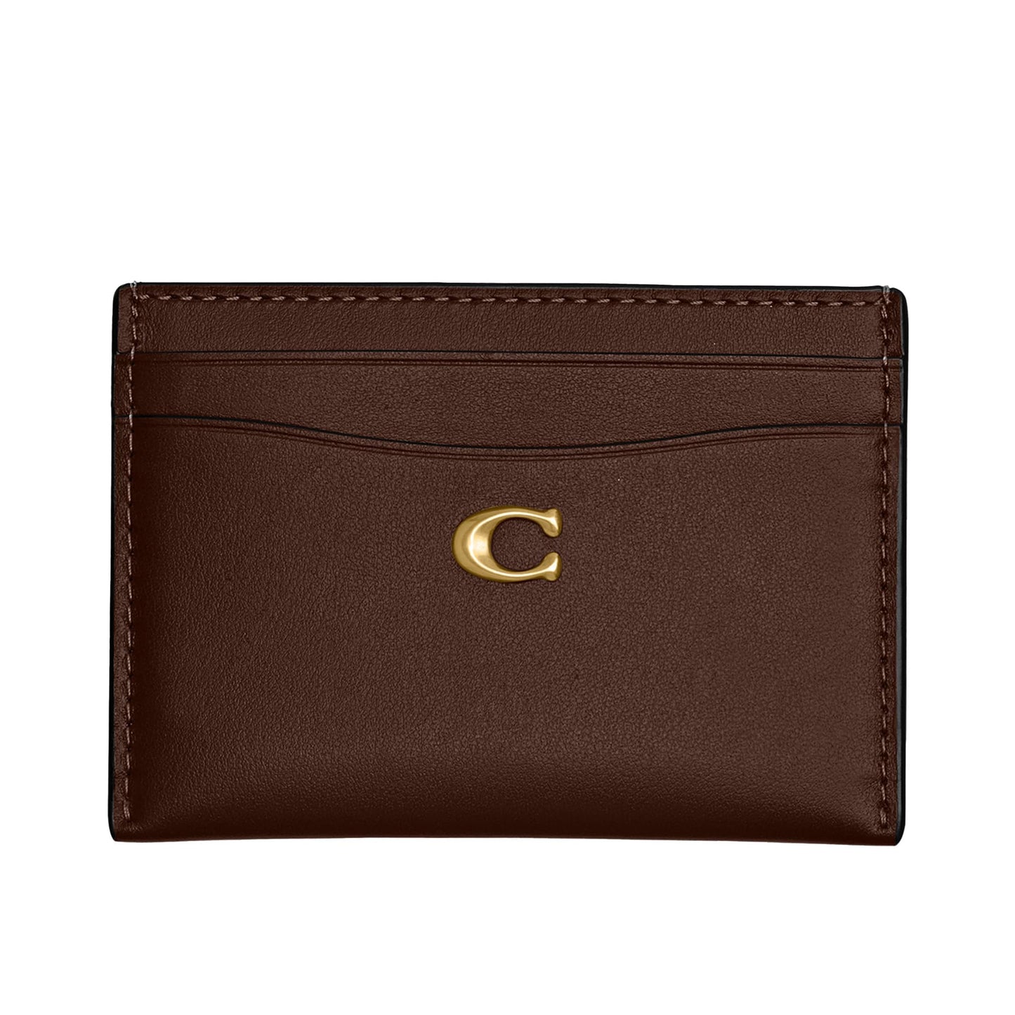 Coach, Womens, Essential Card Case, Maple, One Size