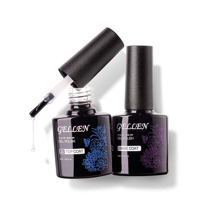 Gellen Gel Nail Polish Remover Kit, Gel Polish Remover for Nails with Liquid Latex Tape Cuticle Oil and Manicure Tools, Quick & Easy Gel Remover in 3-5 Minutes, No Soaking Or Wrapping