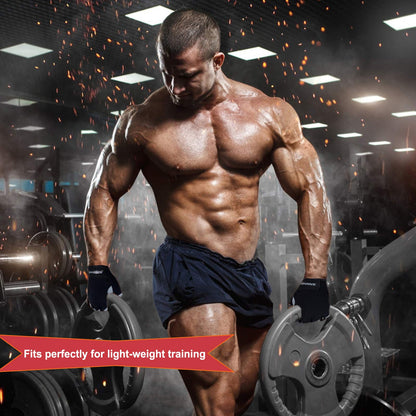 SAWANS Fitness Workout Gloves Gym Weight Lifting Gloves for Men Women Breathable Gymnasium Wrist Support Padded Deadlifts Exercise Training Pull Ups