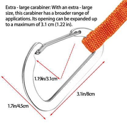 MOOCY Kayak Paddle Leash, 3-7 ft Stretchable Strap Lanyard for SUP, Canoeing, Fishing Accessories - Secure Bungee Rod Holder Tether(Black, 1 Pack)