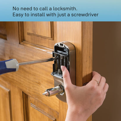 Yale Assure Lever - Keypad Lever Lock (for Doors with no deadbolt) - Keyless Entry with pin Code Unlocking and one-Touch or Auto-Locking - Black Suede
