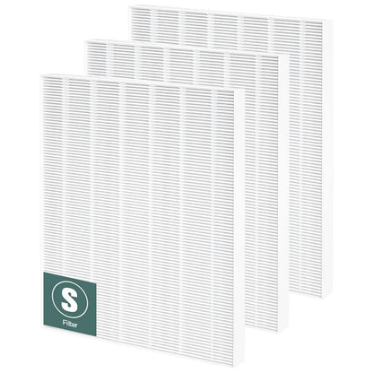 3 Pack C545 Replacement Filter S Compatible with Winix C545, B151, P150, 9300 Air Purifier Replacement for Winix S Filter Part 1712-0096-00 and 2522-0058-00 by Funmit