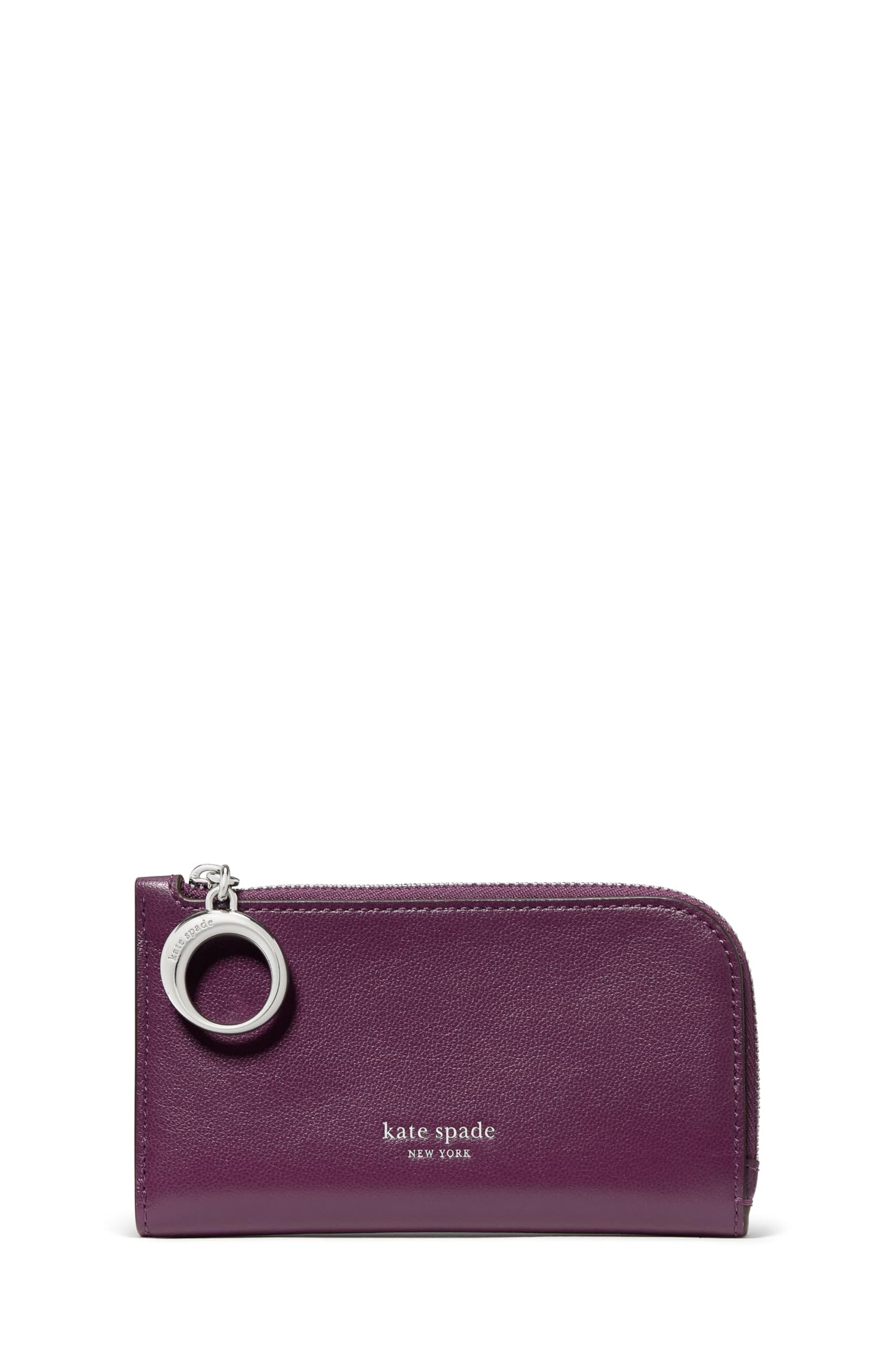 kate spade new york Halo Fine Grain Leather Small Slim Bifold Wallet