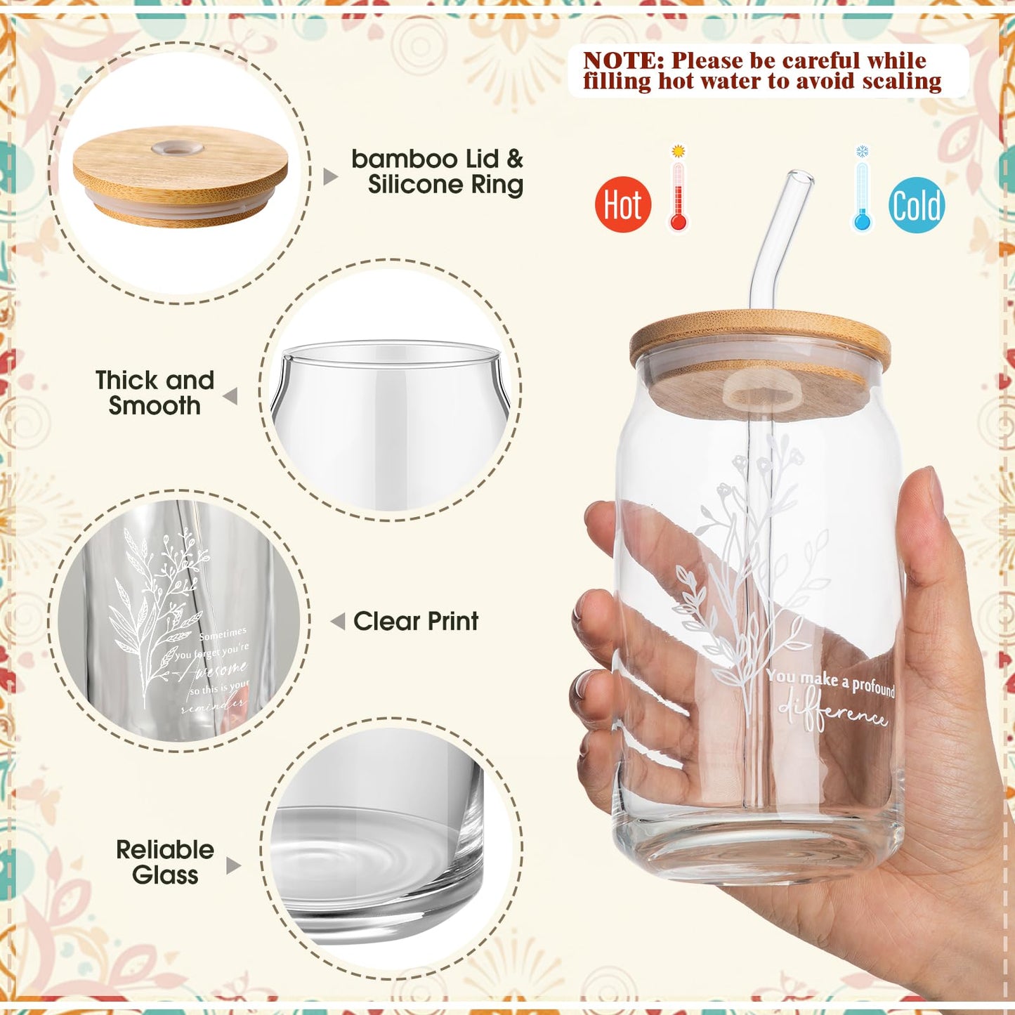 Skylety 12 Pcs Appreciation Gifts for Women Administrative Professional Nurse Week Thank You Gifts Bulk for Volunteer Teacher Coworkers Staff Employee Team16 oz Tumbler Makeup Bag Mirror(Vivid)
