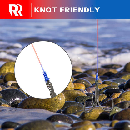 ROCRETA Geode Monofilament Fishing Line - Premium Resistant Nylon Mono Fishing Line 3-100lb - Superior Freshwater & Saltwater Mono Leader Materials 500/1200/2400yds