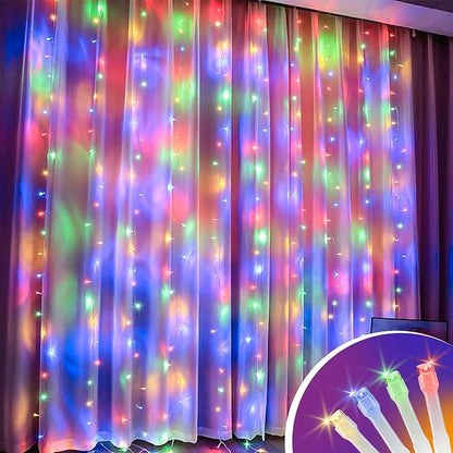70FT 210 LED 4-Color String Lights, Seasonal Fairy Lights with 8 Modes, Waterproof Indoor Outdoor Decorative Lighting for Christmas, Parties, Wedding, Patio