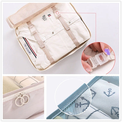 OEE 9 pcs Luggage Packing Organizers Packing Cubes Set for Travel