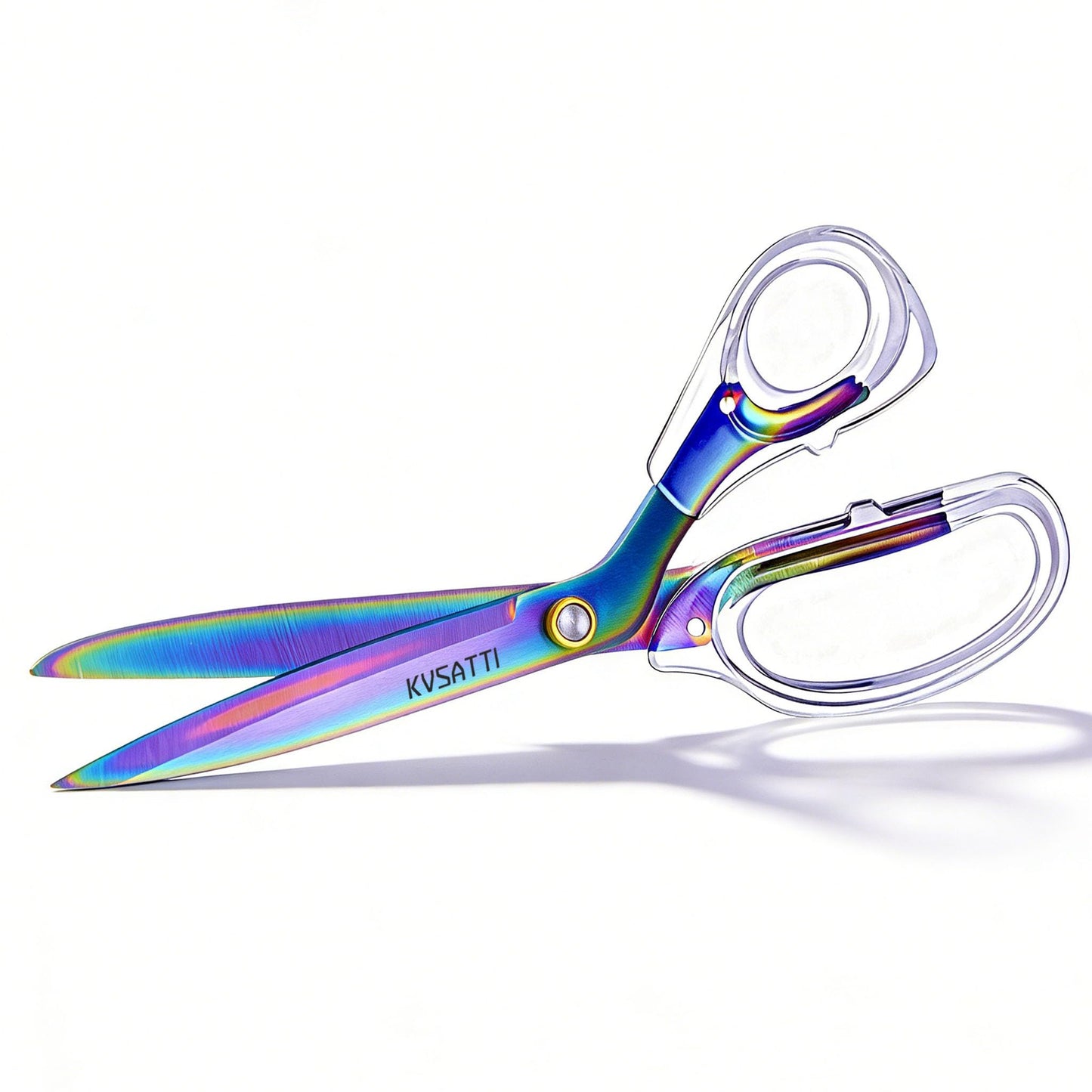 9"Office Scissors for Desk,Craft Scissors,Sharp Titanium Coated Stainless Steel Blades, for Art School Supplies and Daily Family Use/Colour