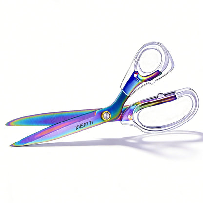 9"Office Scissors for Desk,Craft Scissors,Sharp Titanium Coated Stainless Steel Blades, for Art School Supplies and Daily Family Use/Colour