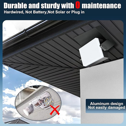 40W LED Wall Light, 4000LM 5000K 360° Wide-Angle Exterior Wall Floodlights, IP66 Waterproof Commercial Outdoor Wall Mount Fixture Wall Pack Security Ideal Lighting for Garage(4 Packs)