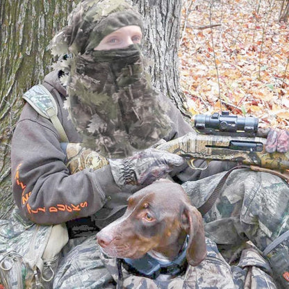 Ghillie Camouflage Leafy Hat 3D Full Face Mask Headwear Turkey Camo Hunter Hunting Accessories