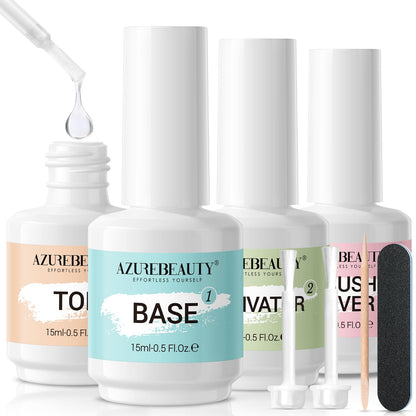 AZUREBEAUTY 31 Pcs Dip Powder Nail Kit 20 Colors Glitter Nude Brown Pink White Gray Dip Powder Liquid Set with Top/Base Coat Activator for French Nails Art Manicure DIY Salon Women Valentine's Gift
