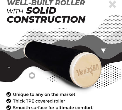 Yes4All Balance Board, Surf Balance Board Trainer For Adults With Adjustable Stoppers, Improve Balance, Agility & Core Strength