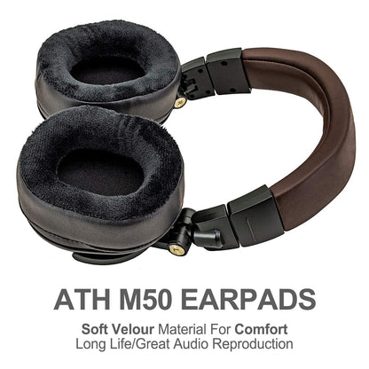 Arctis 7 Ear Cushion Replacement Ear Pads Compatible with ATH-M50x M50 M40, Arctis 7 Arctis Pro, ATH-WS1100iS, HD280 Pro, MDR-7506 V6 Headphone (Hybrid Velour)