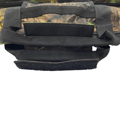 Silfrae Compound Bow Case Soft Bow Padded Case Light-Weight Bow Carry Bag with Arrow Pocket (Treecamo, L)