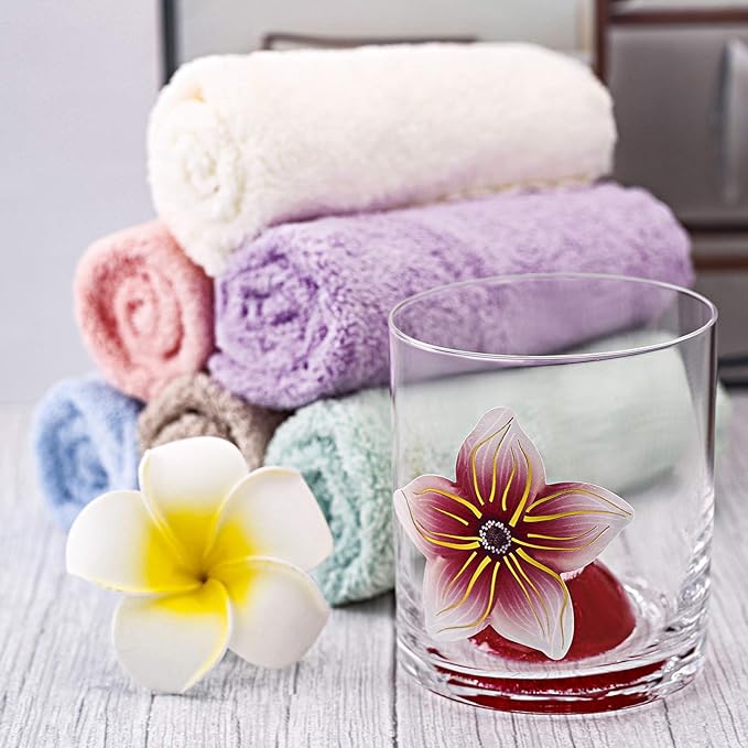 Syhood 12 Pieces Face Wash Cloth 12 x 12 in Makeup Remover Cloths Towel Coral