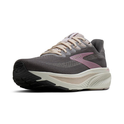 Brooks Women’s Ghost 17 Neutral Running Shoe - Poppy Seed/Pink/Bluewash - 7.5 Medium