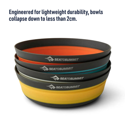 Sea to Summit Frontier Ultralight Collapsible Bowl, Medium (23 fl oz), Puffins Bill Orange