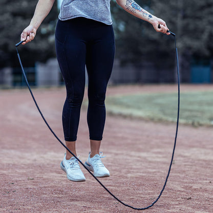 Elite Jumps | Adjustable Jump Ropes for Fitness with Unbreakable Handles and Shatterproof Beads | Crossover Jump Rope for Your Exercise Equipment | Segmented Jump Rope