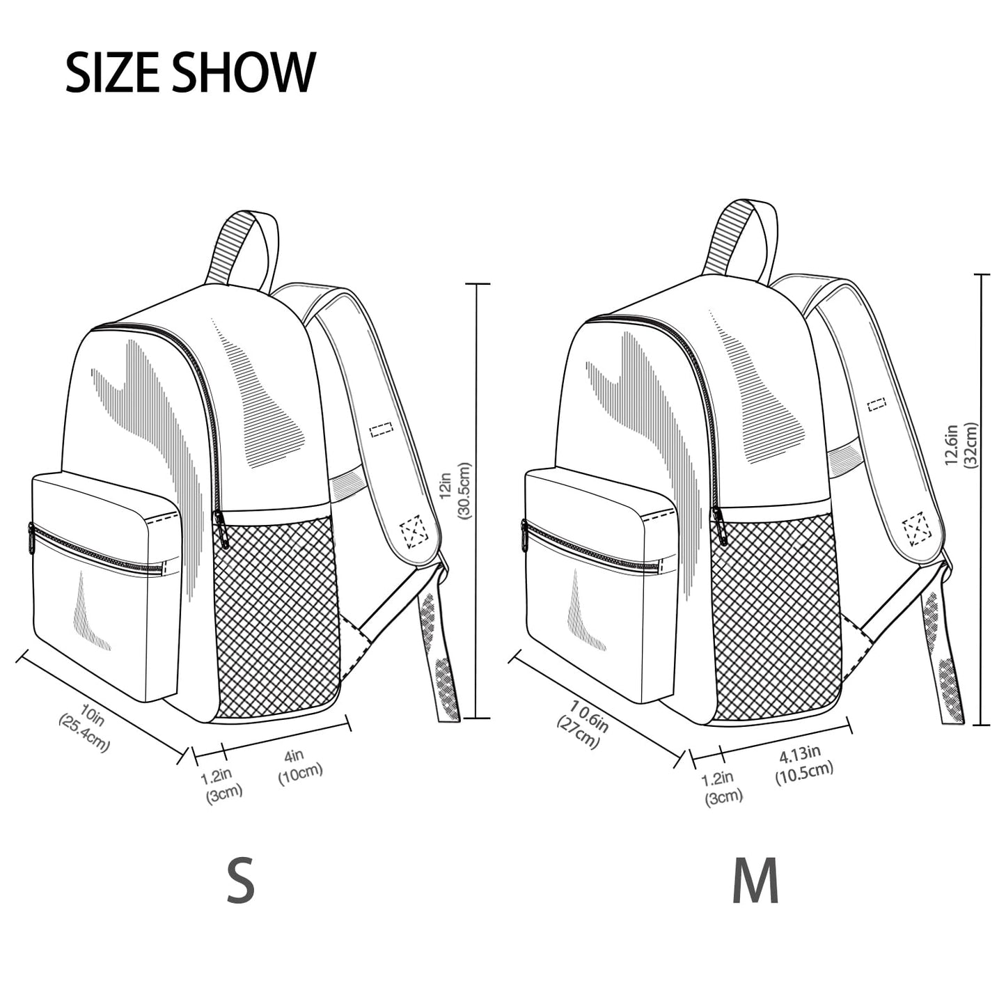 Kcldeci Toddler Backpack for Girls Boys Elephant Flower Heart Kindergarten Elementary Preschool Kids School Bag Book Bag S