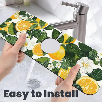 Faucet Draining Mat For Kitchen Sink