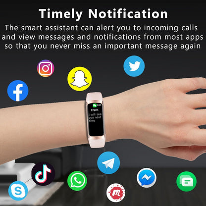 Fitness Tracker with 24/7 Blood Oxygen Heart Rate and Sleep Monitor,IP68 Waterproof,1.10''AMOLED Touch Color Screen,Step Counter Health Activity Trackers for Women Men (Pink)