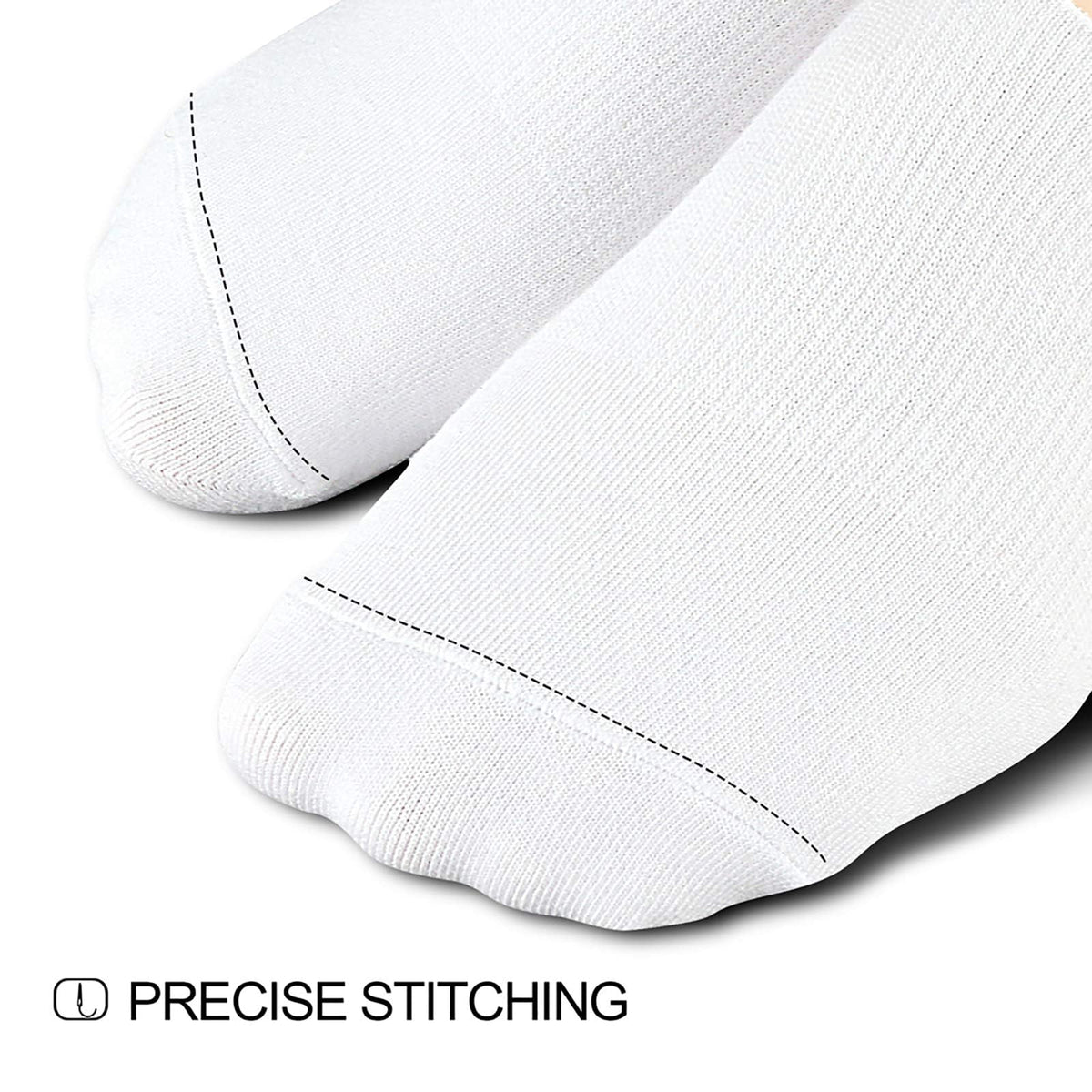 wernies No Show Socks Women Low Socks Non Slip Flat Boat Line 4 Pairs