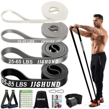Resistance Bands Set, Pull Up Assistance Bands Pull Up Bands Exercise Bands for Men Women, Workout Bands for Working Out, Muscle Strength Training, Body Stretching