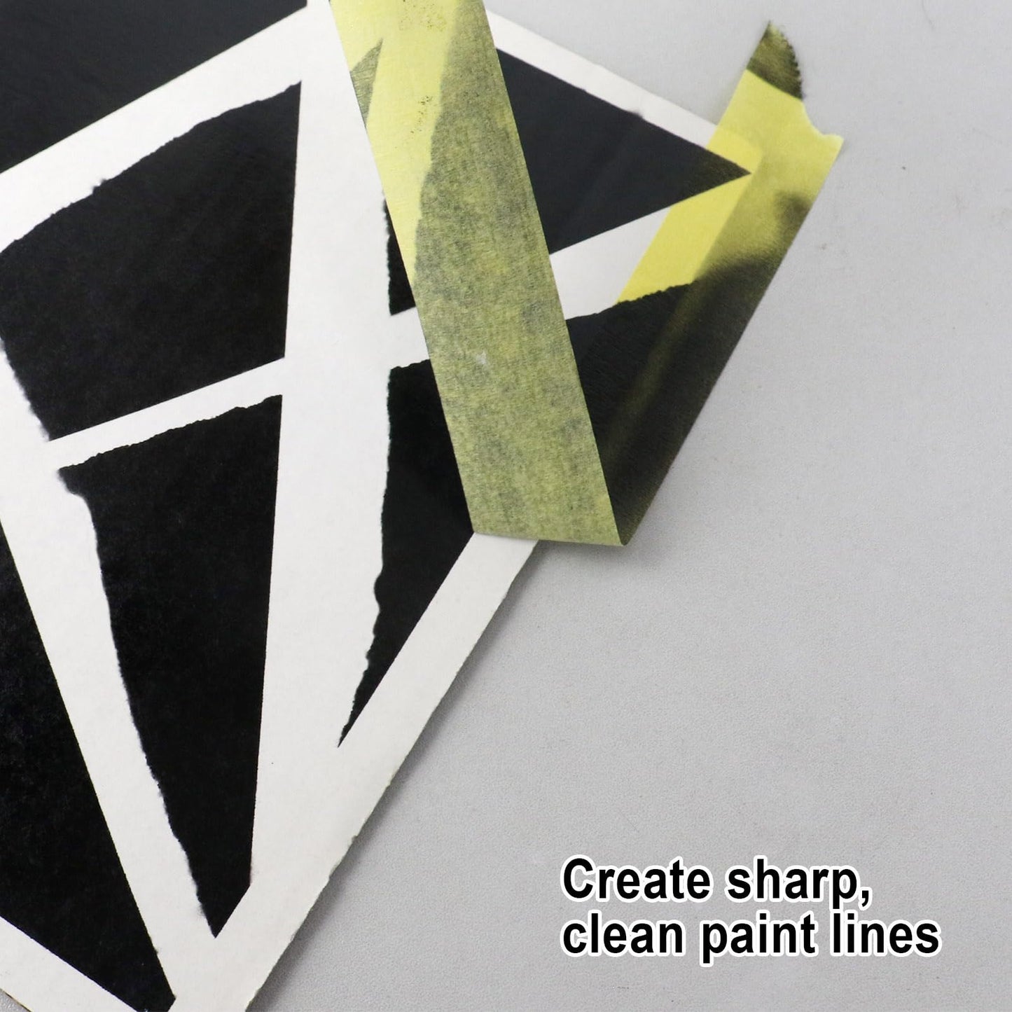 BOMEI PACK 10Rolls Yellow Painters Tape, General Purpose Yellow Masking Tape 0.75inch x 55yds, for Painting,Labeling,DIY Crafting,Decoration and School Projects, Total 550yds