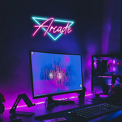 Kavaas Gamer Neon Sign, Game Controller LED Sign for Gaming Room Decor - Game Neon Sign for Teen Boy Room Decor - Best Gamer Gifts for Boys, Kids