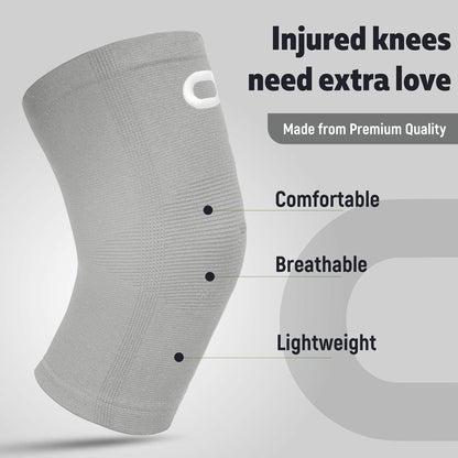 Knee Brace for Women & Men (Pair) – Knee Sleeves for Running, Workout, Weightlifting & Sports – Compression Knee Support for Knee Pain Relief, Meniscus Tear & Arthritis